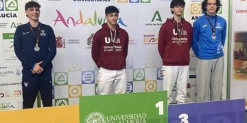 jose-miguel-martin-y-alejandra-rodriguez,-campeones-de-espana-universitarios